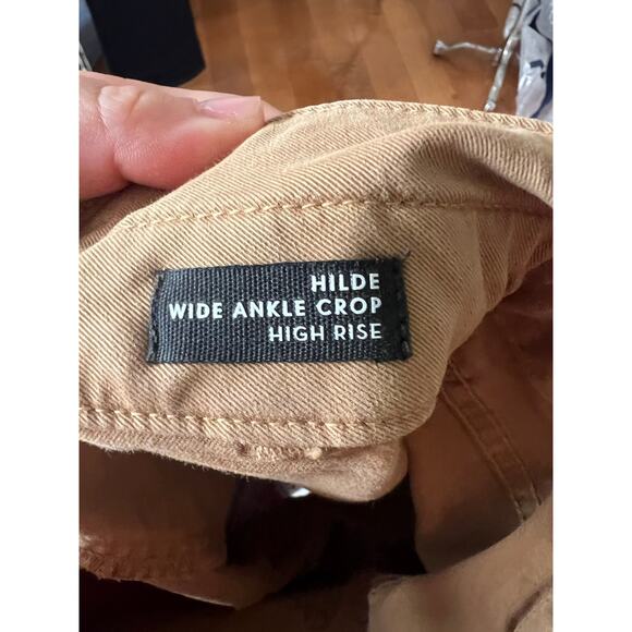 Veronica Beard Hilde Slim Wide Leg Cropped Pants - Picture 6 of 8